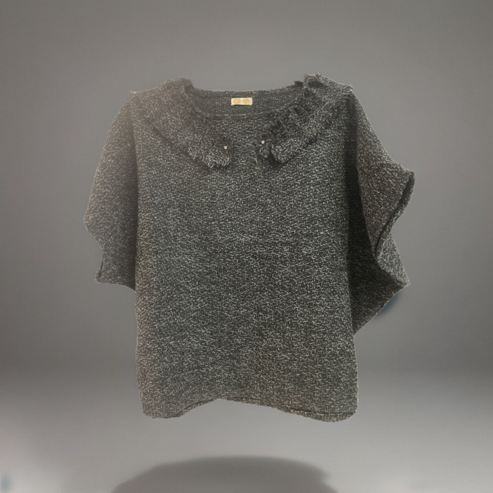 AZZ TRADING INC Women’s  Sweater One Size charcoal Gray  #fairycore #cottagecore